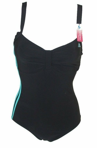 Badeanzug schwarz mint - schwarz,